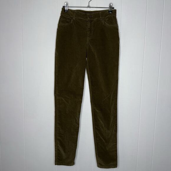 Peruvian Connection Pants - Peruvian Connection Women’s Zoe Velveteen Jeans Bronze Skinny Size 2
